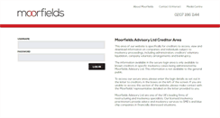 Desktop Screenshot of creditors.moorfieldscr.com